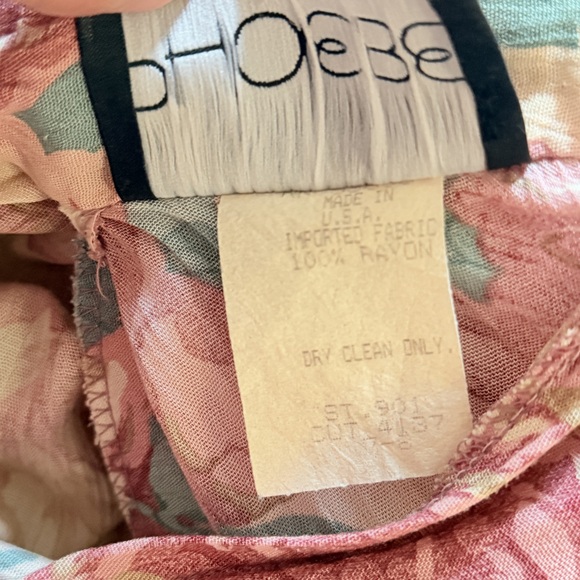 Vintage Floral Coquette Country Parisian soft girl style midi long sleeve dress - Picture 6 of 10